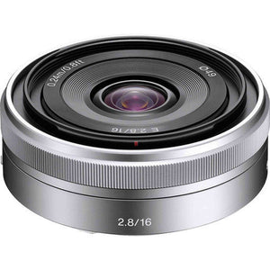 Sony SEL16F28 16mm f/2.8 Wide-Angle Lens for NEX Series Cameras Sony