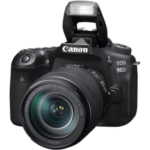 Canon EOS 90D Camera W/ 18-135mm and Canon EF-S 55-250mm Lenses - Basic Bundle Canon