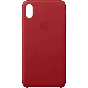Apple Leather Case for iPhone Xs Max - Red Apple