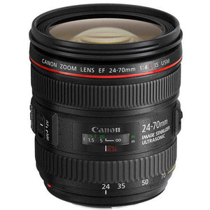 Canon EF 24-70mm USM Lens Intl Model Includes Filters, Tripod, Bag, and More Canon