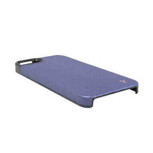 The Joy Factory Royce Premium Synthetic Leather Hardshell Case for iPhone5/5S, CSD115 Navy The Joy Factory