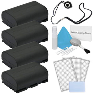 Replacement Batteries for Canon Rebel T6s Camera Bundle Canon