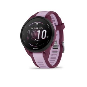 Garmin Forerunner 165 Music, Running Smartwatch, Colorful AMOLED Display, Training Metrics and Recovery Insights, Music on Your Wrist, Berry Garmin