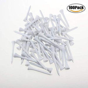 Izzo Golf Wood Tees 2 1/8 White 100 count Izzo