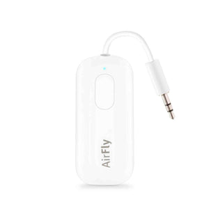 Twelve South AirFly Pro | Wireless Transmitter/Receiver with Audio Sharing for up to 2 AirPods/Wireless Headphones to Any Audio Jack for use on Airplanes, Boats or in Gym, Home, auto Twelve South
