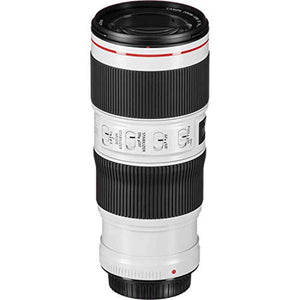 Canon EF 70-200mm f/4L is II USM Lens Bundle w/ 3 Piece Filter Kit International Model Canon