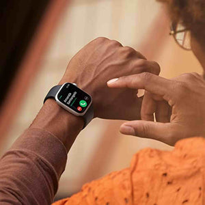 Apple Watch Series 8 GPS + Cellular 41mm Smart Watch w/ Midnight Aluminum Case with Midnight Sport Band - M/L. Apple