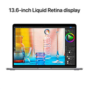 2022 Apple MacBook Air Laptop with M2 chip: 13.6-inch Liquid Retina Display, 8GB RAM, 512GB SSD Storage, Space Gray Apple