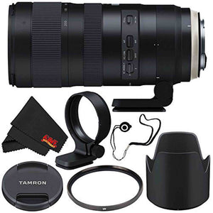 6Ave Tamron SP 70-200mm f/2.8 Di VC USD G2 Lens for Canon EF International Model + 77mm UV Filter + Lens Cap Keeper + Tamron