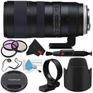 6Ave Tamron SP 70-200mm f/2.8 Di VC USD G2 Lens for Canon EF International Model + 77mm 3 Piece Filter Kit + Deluxe Cl Tamron