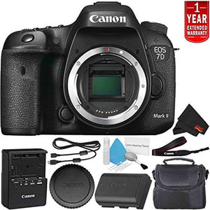 Canon EOS 7D Mark II Digital SLR Camera 9128B002 Body Only International Model - Starter Bundle Canon