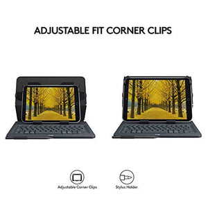 Logitech Universal Folio with Integrated Bluetooth 3.0 Keyboard for 9-10" Apple, Android, Windows Tablets Logitech