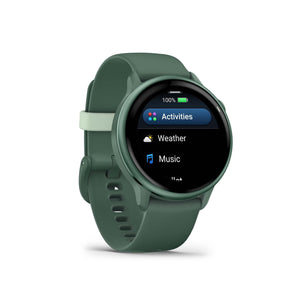 Garmin vívoactive® 6, Health and Fitness GPS Smartwatch, AMOLED Display, Up to 11 Days of Battery, Metallic Jasper Green with Jasper Green Band Garmin