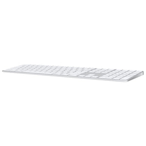 Apple Magic Keyboard with Touch ID and Numeric Keypad: Wireless, Bluetooth, Rechargeable. Works with Mac Computers with Apple Silicon; US English - White Keys Apple