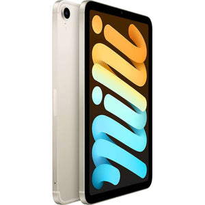 Apple iPad Mini 6 64GB, Wi-Fi, Starlight Bundle with Mint Moroccan Sleeve Apple