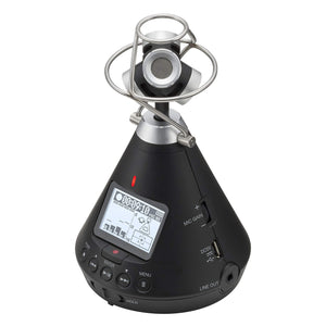 Zoom H3-VR 360° Audio Recorder, Records Ambisonics, Binaural, and Stereo, Battery Powered, Records to SD Card, Wireless Control, for VR & Surround Sound Video, Music, and Streaming Zoom