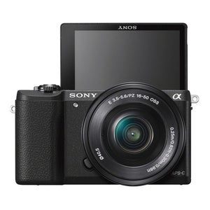 Sony alpha 5100 24.3 Megapixel Mirrorless Camera with Lens - 16 mm - 50 mm - Black Sony