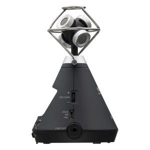 Zoom H3-VR 360° Audio Recorder, Records Ambisonics, Binaural, and Stereo, Battery Powered, Records to SD Card, Wireless Control, for VR & Surround Sound Video, Music, and Streaming Zoom