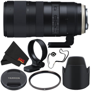 6Ave Tamron SP 70-200mm f/2.8 Di VC USD G2 Lens for Canon EF International Model + 77mm UV Filter + Lens Cap Keeper + Tamron