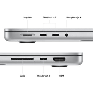 Apple 2023 MacBook Pro Laptop M2 Max chip with 12‑core CPU and 30‑core GPU: 14.2-inch Liquid Retina XDR Display, 32GB Unified Memory, 1TB SSD Storage. Works with iPhone/iPad; Silver Apple