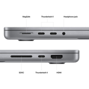 Apple 2023 MacBook Pro Laptop M2 Max chip with 12‑core CPU and 30‑core GPU: 14.2-inch Liquid Retina XDR Display, 32GB Unified Memory, 1TB SSD Storage. Works with iPhone/iPad; Space Gray Apple