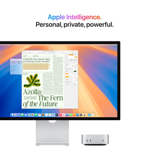 Apple 2024 Mac Mini Desktop Computer with M4 chip with 10‑core CPU and 10‑core GPU: Built for Apple Intelligence, 16GB Unified Memory, 256GB SSD Storage, Gigabit Ethernet. Works with iPhone/iPad Apple