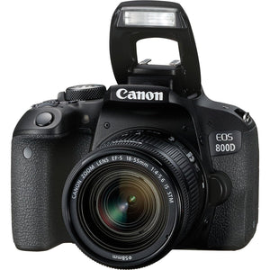 Canon EOS 800D / Rebel T7i DSLR Camera with 18-55mm Lens + Creative Filter Set, EOS Camera Bag + Sandisk Ultra 64GB Card + 6AVE Electronics Cleaning Set, And More International Model Canon