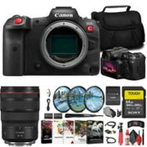 Canon EOS R5 C Mirrorless Cinema Camera + Canon 24-70mm Lens + 64GB Card + More Canon