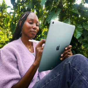 Apple iPad Air 13-inch with M3 chip Built for Apple Intelligence, Liquid Retina Display, 128GB, 12MP Front/Back Camera, Wi-Fi 6E, Touch ID, All-Day Battery Life - Purple Apple