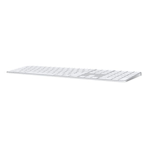 Apple Magic Keyboard with Touch ID and Numeric Keypad: Wireless, Bluetooth, Rechargeable. Works with Mac Computers with Apple Silicon; US English - White Keys Apple