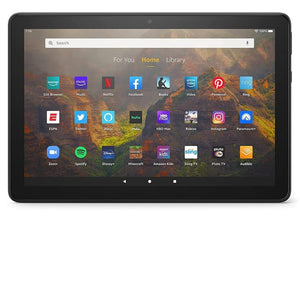 Fire HD 10 Inch Tablet Full HD, 32GB Black 2021 with 64GB Micro SD Card Amazon