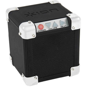 ION Audio Rock Block | Palm-Sized Wireless Bluetooth Speaker with 1/8" Input 15W ION