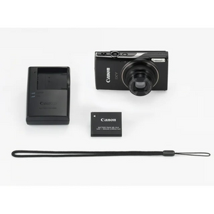 Canon Compact Digital Camera IXY 650 12x Optical Zoom IXY650 - Black - Bundle Canon