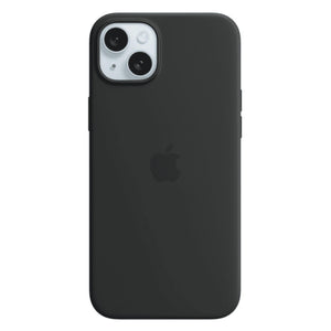 Apple iPhone 15 Plus Silicone Case with MagSafe - Black Apple