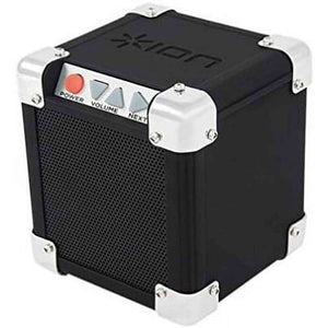 ION Audio Rock Block | Palm-Sized Wireless Bluetooth Speaker with 1/8" Input 15W ION