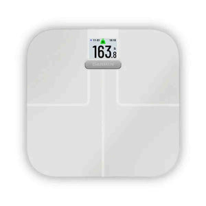 Garmin Index S2, Smart Scale with Wireless Connectivity, Measure Body Fat, Muscle, Bone Mass, Body Water% and More, White Garmin