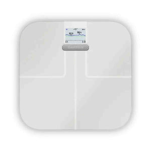 Garmin Index S2, Smart Scale with Wireless Connectivity, Measure Body Fat, Muscle, Bone Mass, Body Water% and More, White Garmin