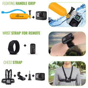DigiNerds 50 in 1 Action Camera Accessory kit For Gopro and More. DigiNerds