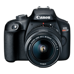 Canon EOS Rebel T100 / 4000D DSLR Camera with 18-55mm Lens + EF 75-300mm Outdoor bundle Canon