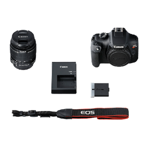 Canon EOS Rebel T100 / 4000D DSLR Camera with 18-55mm Lens + EF 75-300mm tripod bundle Canon