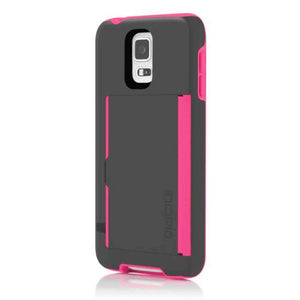 Incipio Stowaway for Samsung Galaxy S5 - Gray/Light Pink Incipio