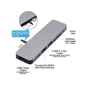 Hyperdrive Solo 7-in-1 USB-C Hub Silver Hyper