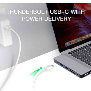 Hyperdrive Solo 7-in-1 USB-C Hub Silver Hyper