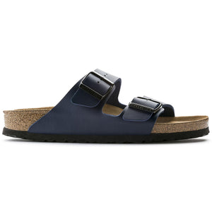 BIRKENSTOCK Unisex Arizona Leather Sandal, Blue Birko-Flor, 37 N EU Birkenstock