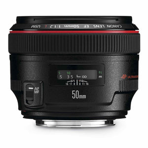 Canon EF 50mm f/1.2 L USM Lens for Canon Digital SLR Cameras - International Model Canon