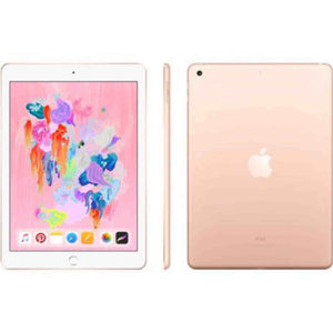 Apple 9.7" iPad Early 2018, 128GB, Wi-Fi + 4G LTE, Gold Apple