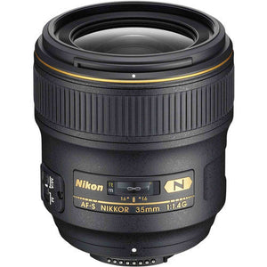 Nikon AF FX NIKKOR 35mm f/1.4G Fixed Focal Length Lens with Auto Focus for Nikon DSLR Cameras Nikon