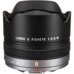 PANASONIC LUMIX G FISHEYE Lens, 8MM, F3.5, MIRRORLESS Micro Four Thirds, H-F008 Panasonic