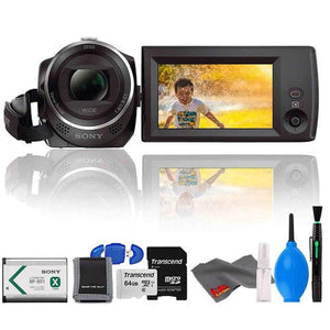 Sony HDR-CX405 HD Handycam with Memory Card Kit and Cleaning Kit Sony