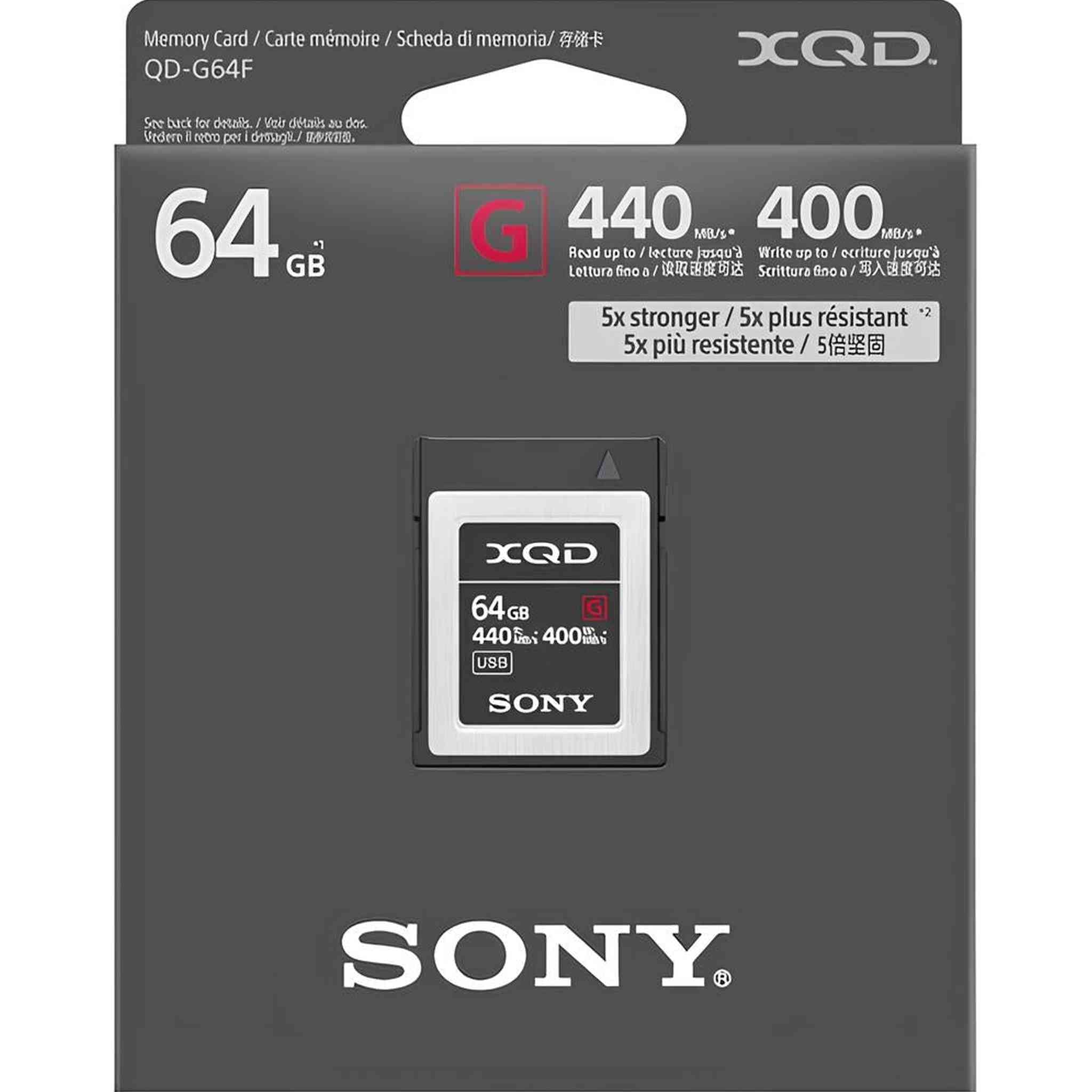 Sony 64GB XQD G Series Memory Card Sony
